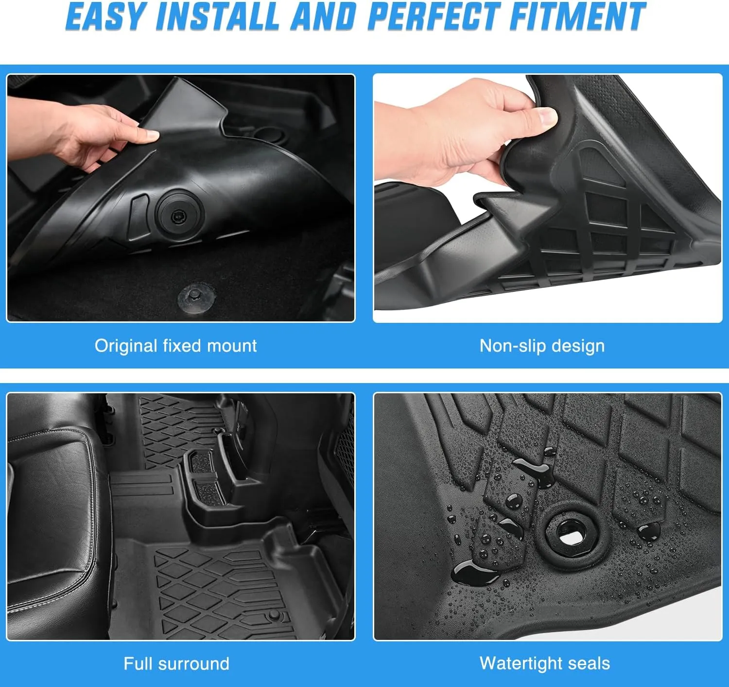 2020-2023 Tesla Model 3 TPE Floor Mats