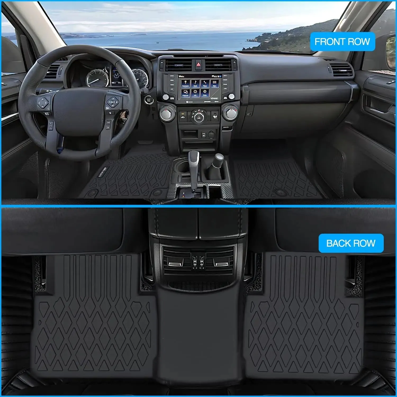 2021-2025 Hyundai Santa Fe Non-Hybrid TPE Floor Mats