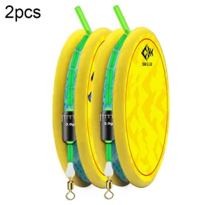 2pcs Outdoor Fishing Anti-tangle Spotted Invisible Line Set with Scale, Size: 7.2m(3.0)