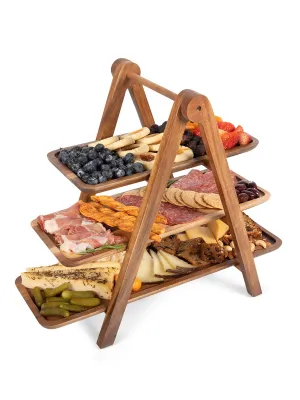 Acacia Wood Serving Ladder