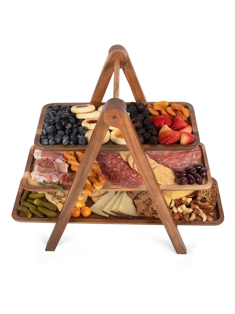 Acacia Wood Serving Ladder