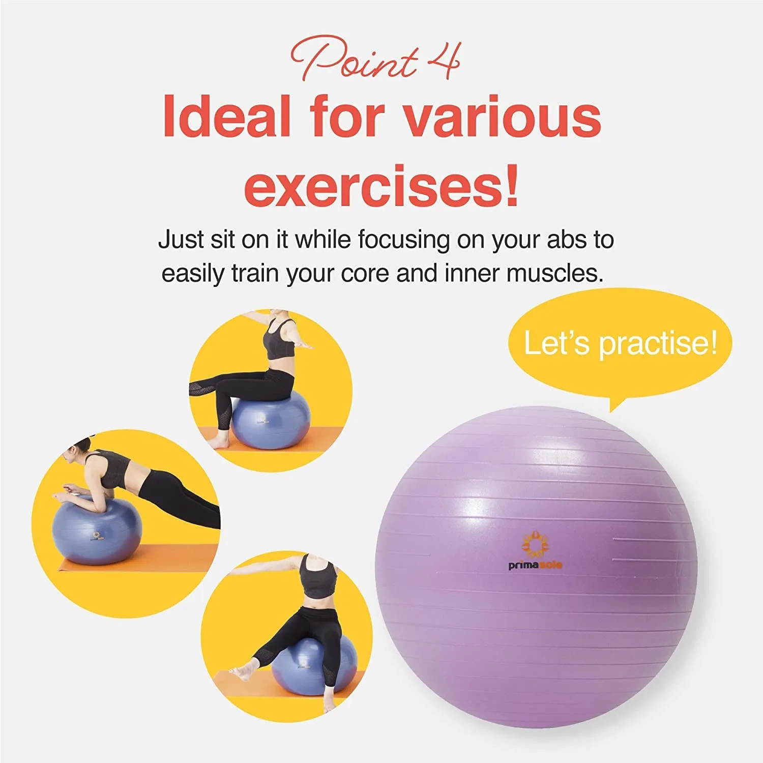 Anti-Burst Pregnancy Yoga Ball