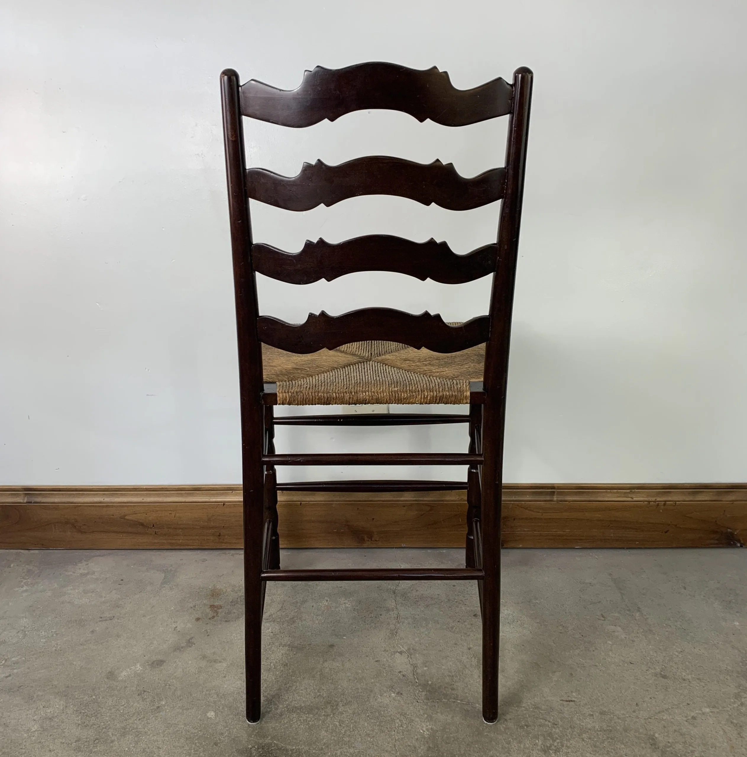 Bar Stool, High Chair, Wicker Seat, Large, Traditional