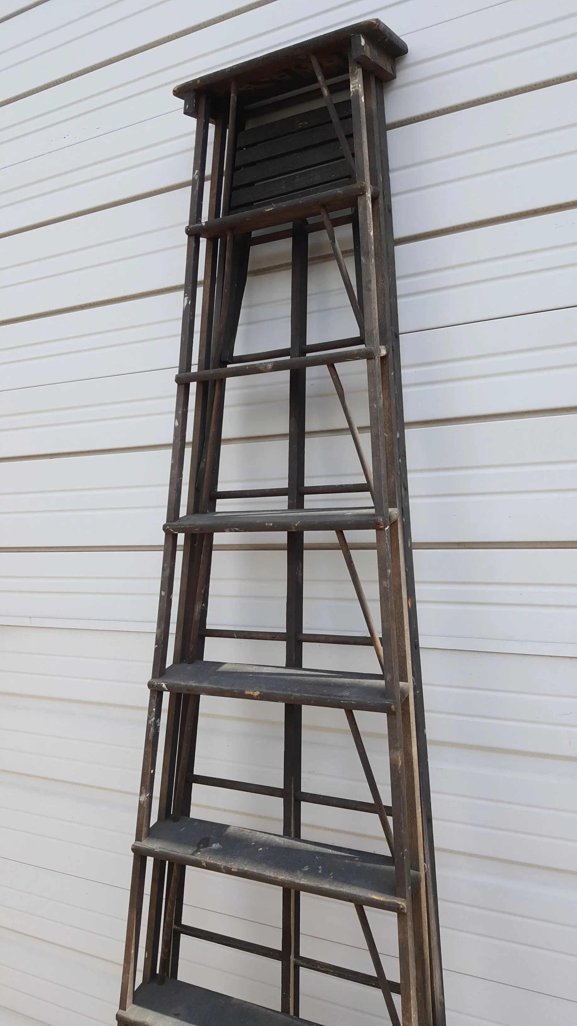 Black Wooden Ladder