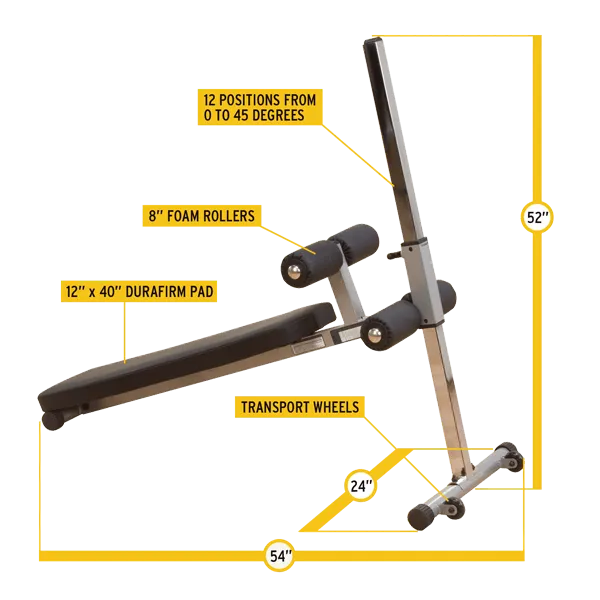 Body-Solid GAB60 Abdominal Bench