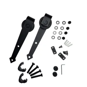 Homacer Black Rustic Arrow Design Roller Set