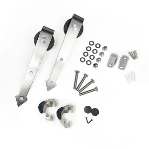 Homacer Brushed Nickel Arrow Design Roller Set