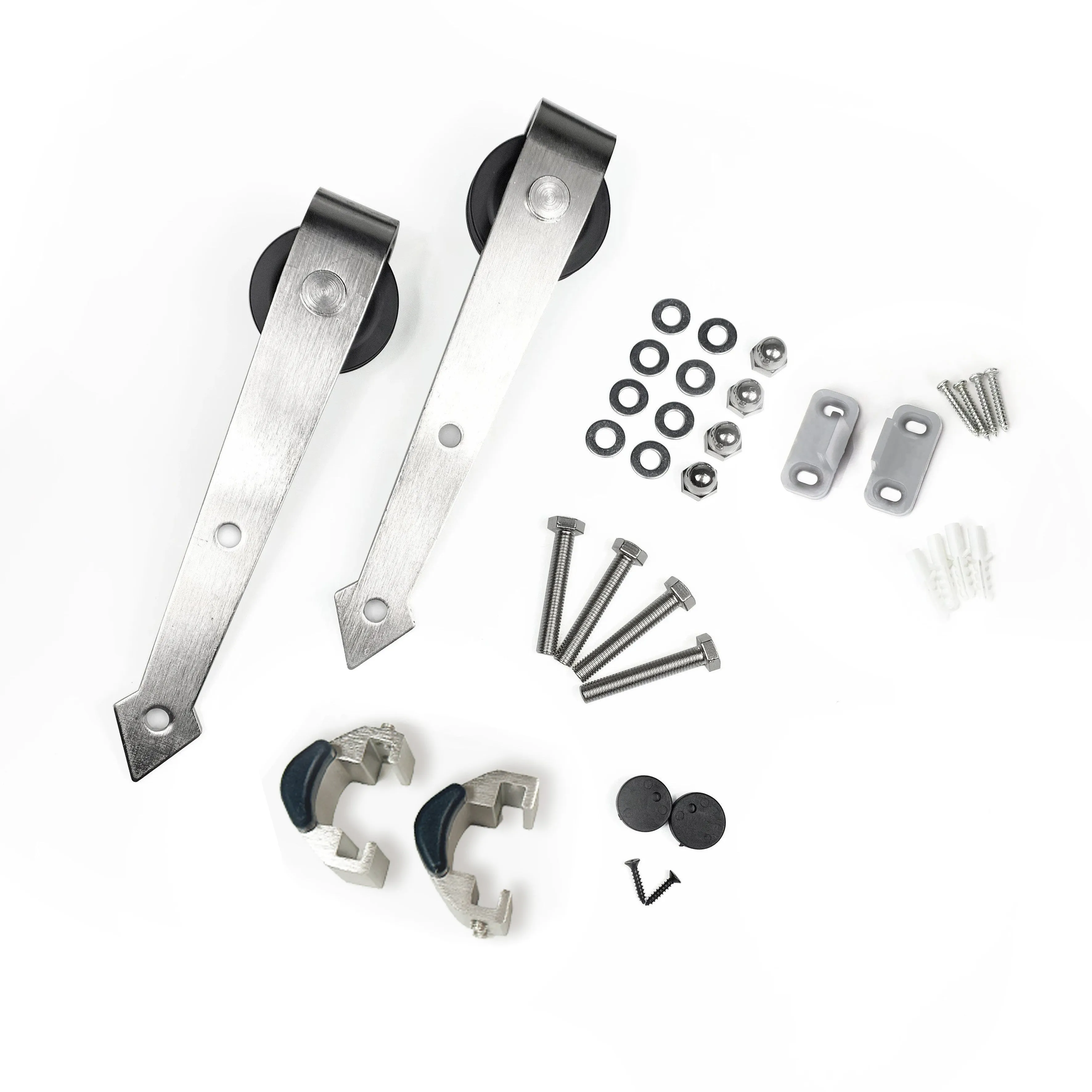 Homacer Brushed Nickel Arrow Design Roller Set