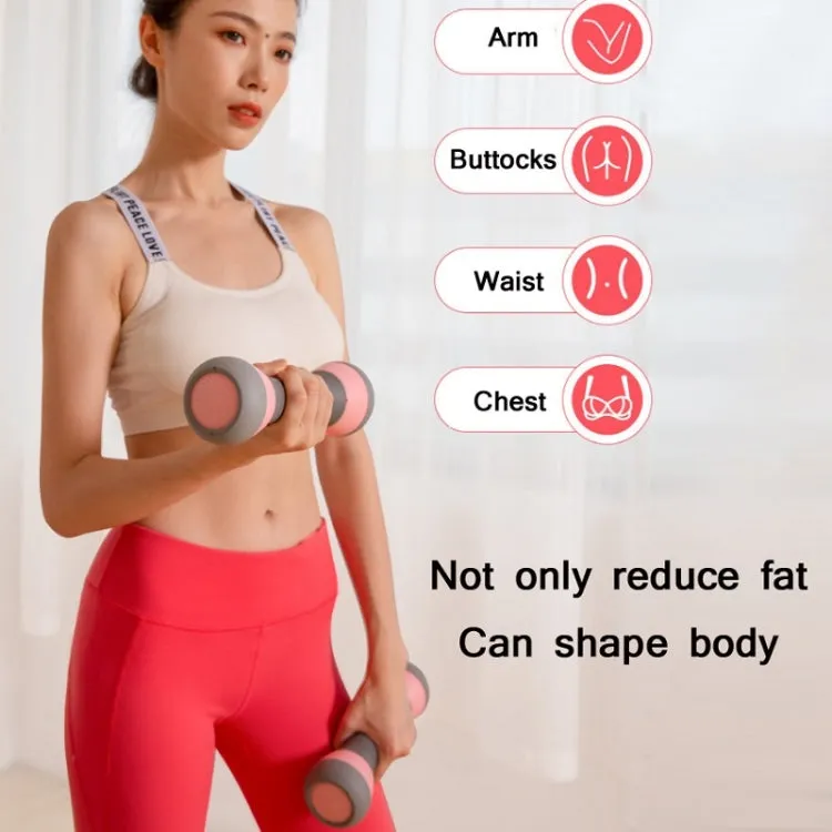 Ladies Home Adjustable Weight Fitness Dumbbells Arm Muscle Shaper, Weight: 2kg（Pink）