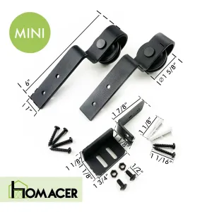 Mini Black Rustic Bent Classic Design Roller