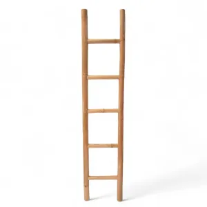 Natural Bamboo Bathroom Ladder