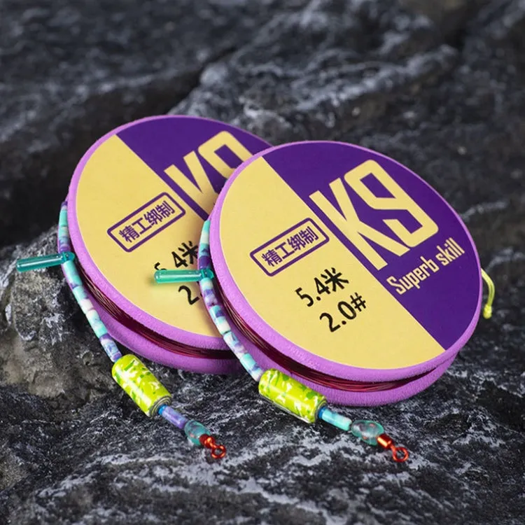 Outdoor Fishing Anti-tangle Sanyo Raw Silk PE Reinforcement Line Set, Size: 5.0(5.4m)