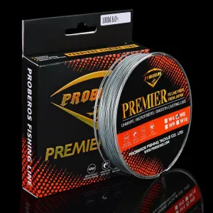 PROBEROS 8 Edited 100M Majestic Horse Fish Line, Line number: 6.0 / 70LB(Grey)