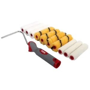 ProDec 4" Assorted Mini Roller & Frame - 10 Pack
