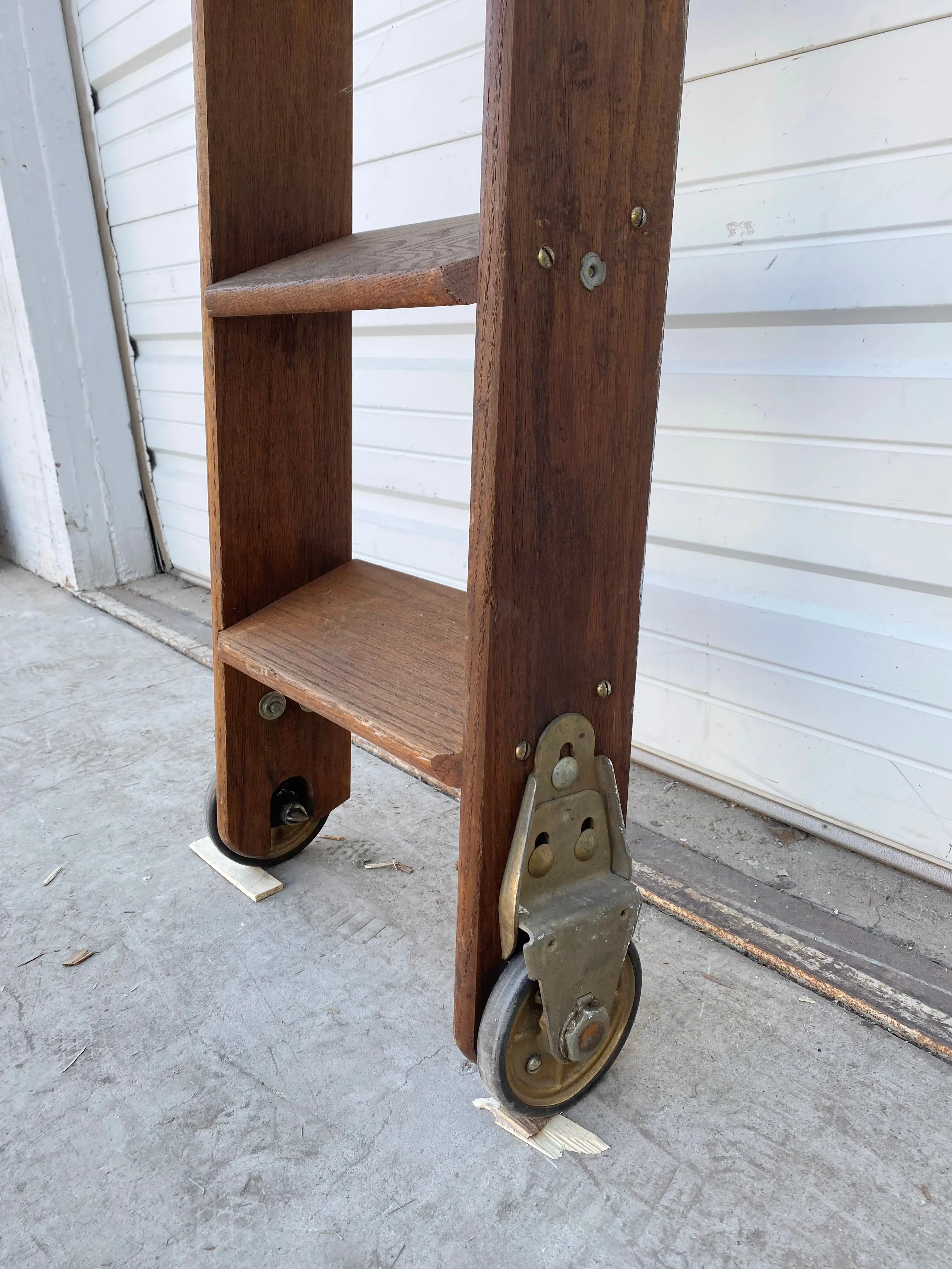 Rolling Wood Ladder