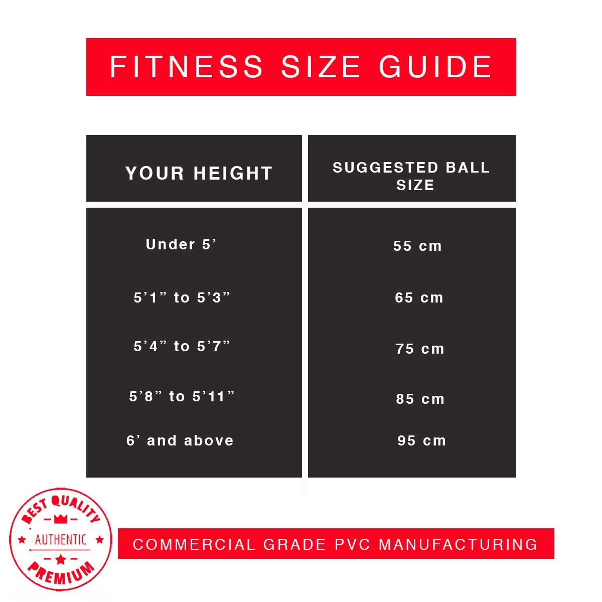 Sterling Anti Burst Gym Ball