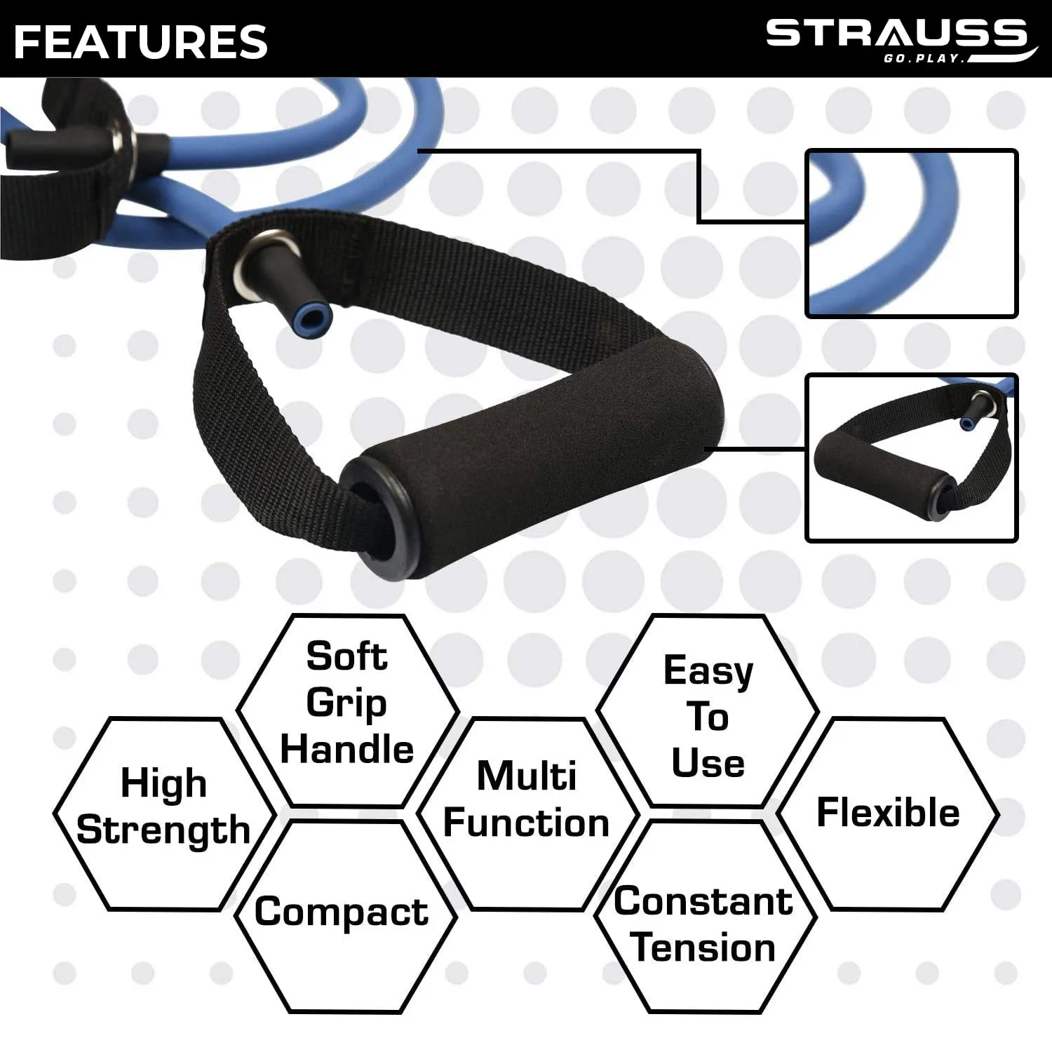 Strauss Toning Tube, (Blue)