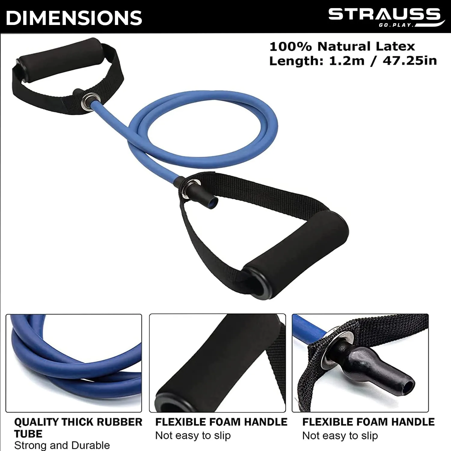 Strauss Toning Tube, (Blue)