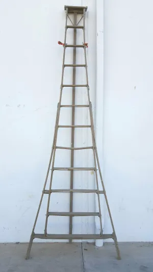 Tall Wooden Orchard Ladder
