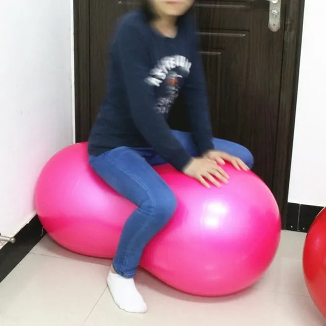 Thickened explosion-proof yoga peanut capsule ball rehabilitation training elderly fitness ball yoga ball peanut massage ball