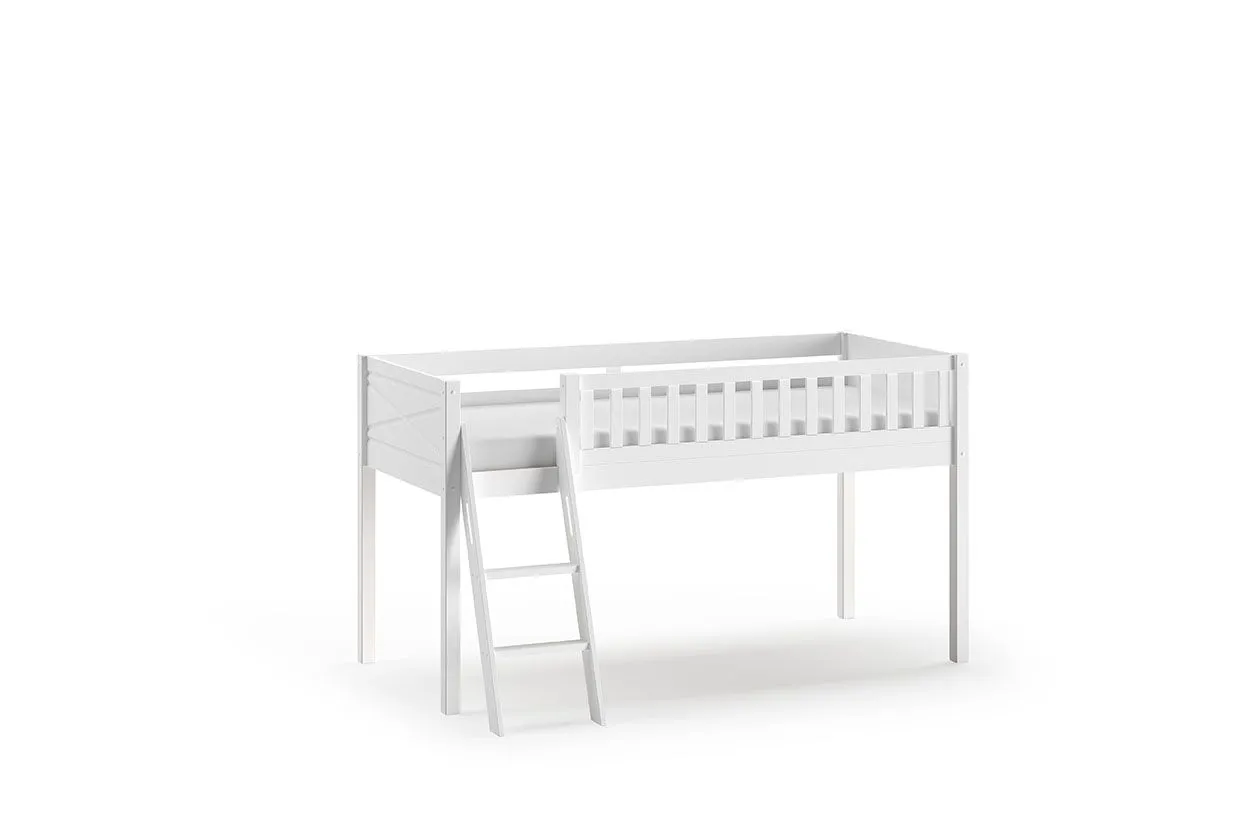Vipack Scott Loft Bed 115cm(H) With Ladder