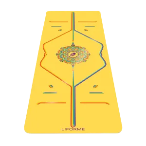 VNP Liforme Rainbow Yoga Mat Yellow Hope - Factory Second