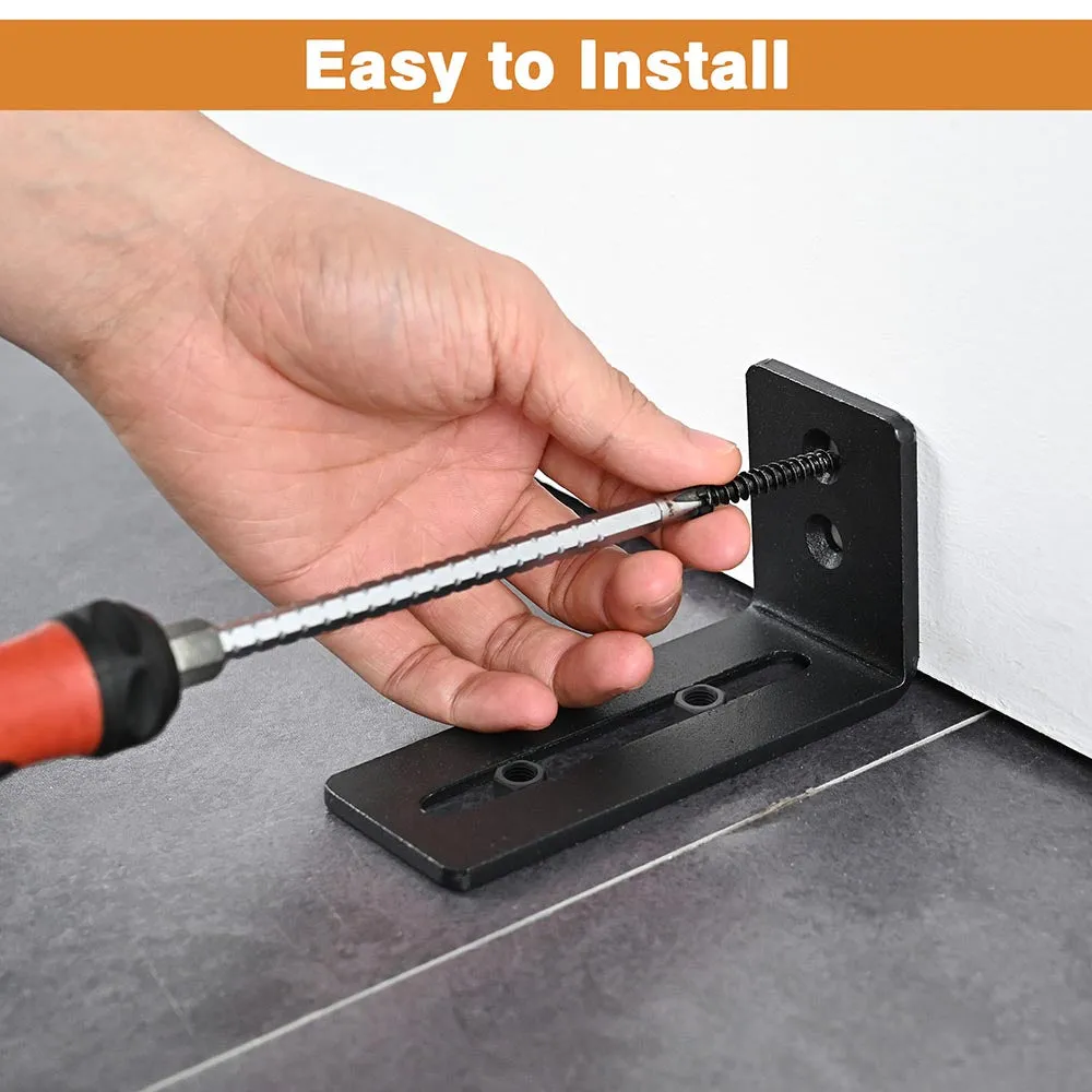 Yescom 8in1 Barn Door Floor Guide Roller (1.6" to 3.5")